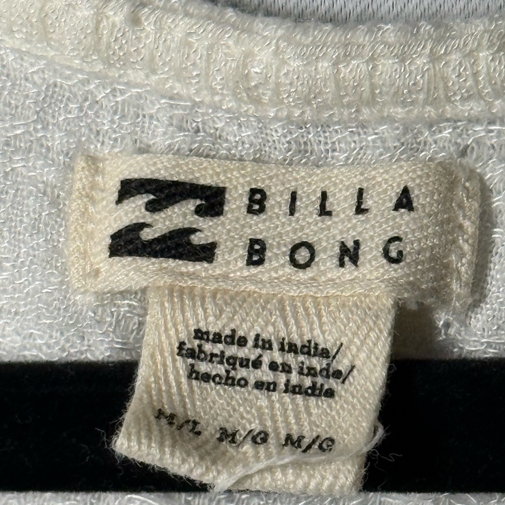 Billabong White Flowing Swim Cover-Up - Picture 5 of 7